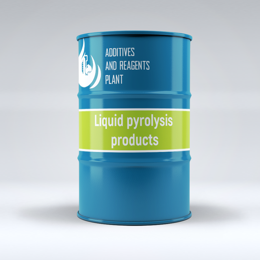 Pyrolysis oil (liquid pyrolysis products)